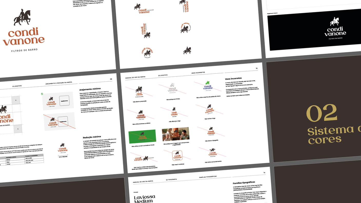 Projeto Filtros Condi Vanone — Design de marca