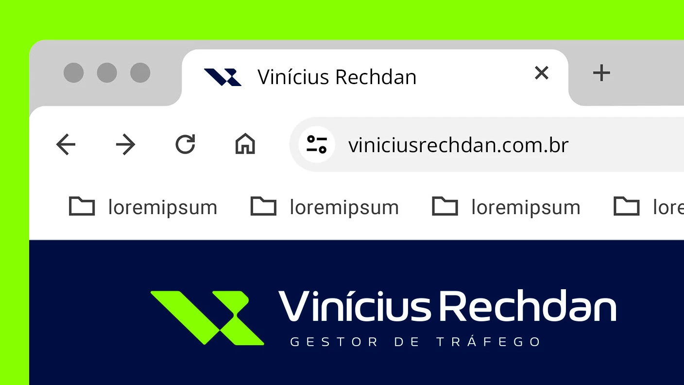 Projeto Vinícius Rechdan — Design de marca e identidade visual